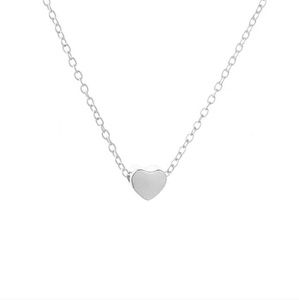 👠Dainty Silver Heart Pendant Necklace 🎆